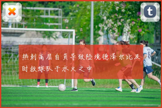 热刺高层自负导致险境德泽尔比及时救球队于水火之中